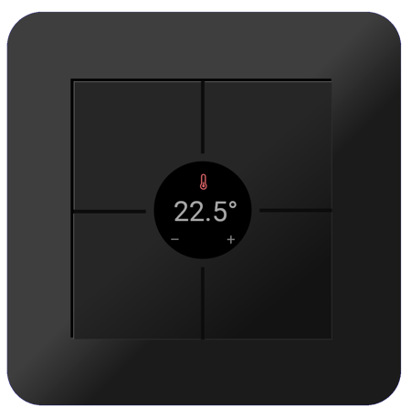 Oberfläche Thermostat
